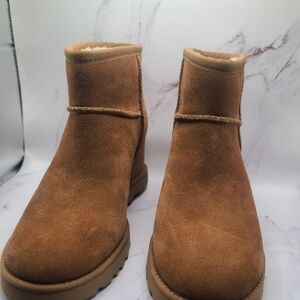 UGG Brown Suede Ankle Boots